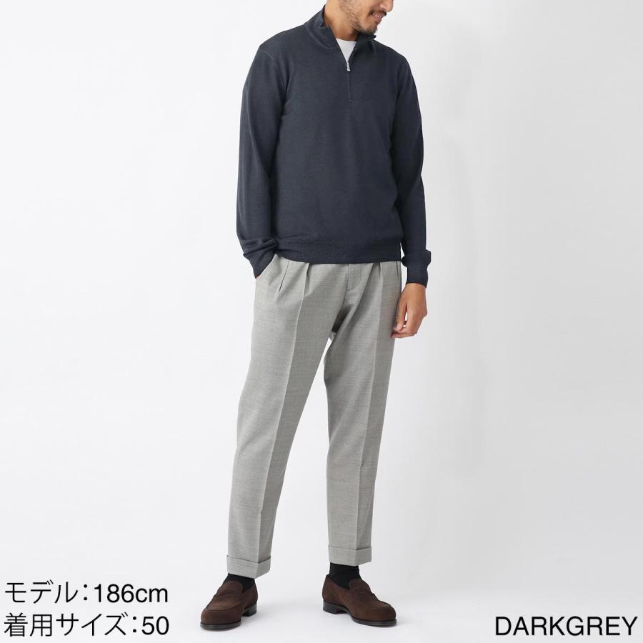 Gran Sasso（グランサッソ） ハーフジップニット VINTAGE 大きいサイズ