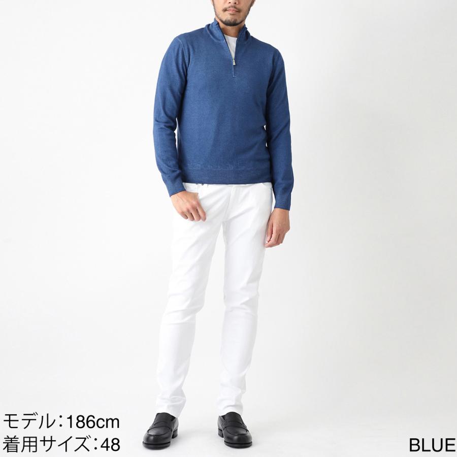 Gran Sasso（グランサッソ） ハーフジップニット VINTAGE 大きいサイズ
