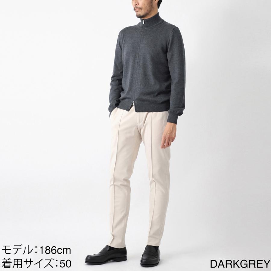 Gran Sasso（グランサッソ） ジップアップニットカーディガン GIUBBINO