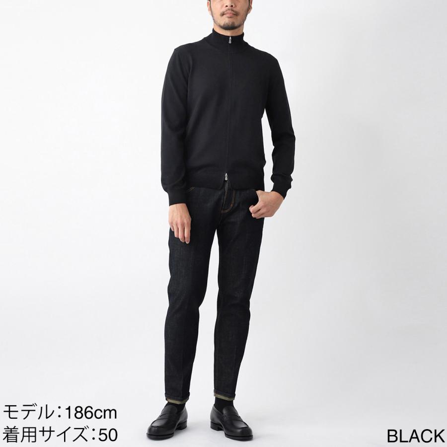 Gran Sasso（グランサッソ） ジップアップニットカーディガン GIUBBINO