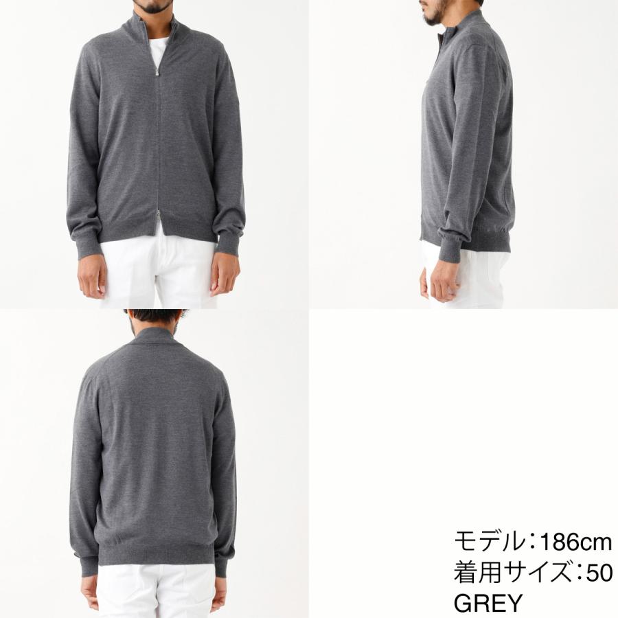Gran Sasso（グランサッソ） ジップアップニットカーディガン GIUBBINO