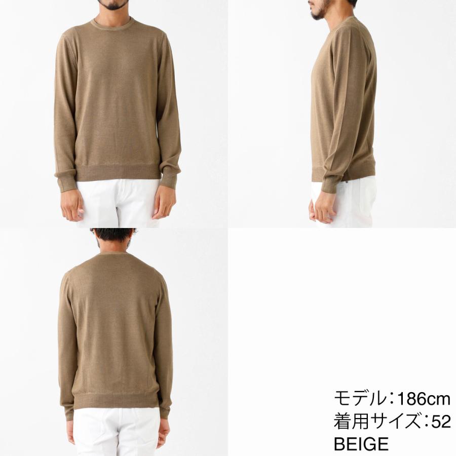 値下げ中!【未使用タグ付き】グランサッソ クルーネックニット　46 Gran Sasso（グランサッソ） クルーネックニット PARICOLLO M/L
