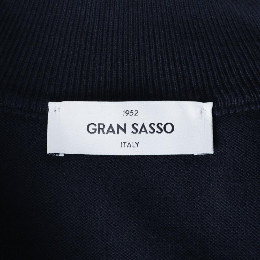 Gran Sasso（グランサッソ） ハーフジップニット 大きいサイズあり