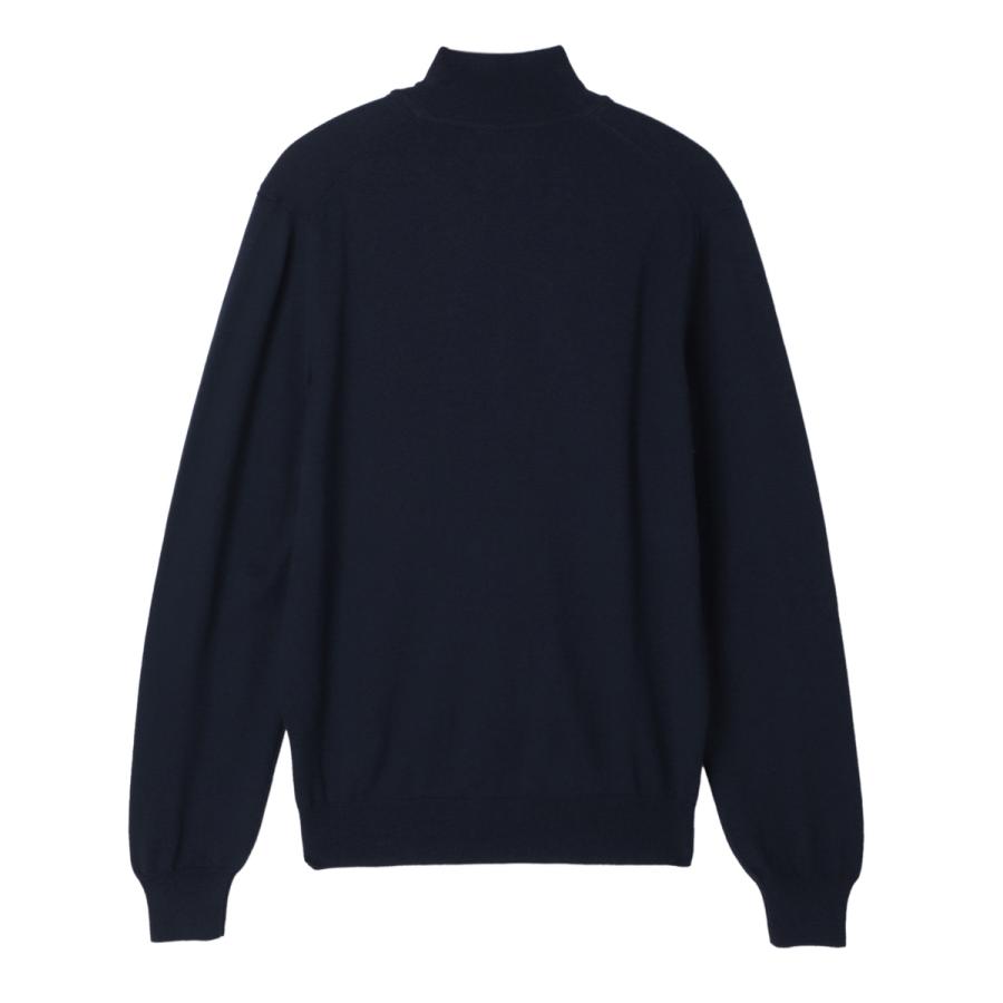 グランサッソ Gran Sasso ハーフジップニット LUPO M/L ZIP 大きい
