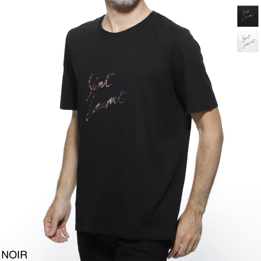 サンローランパリ SAINT LAURENT PARIS クルーネックTシャツ メンズ 