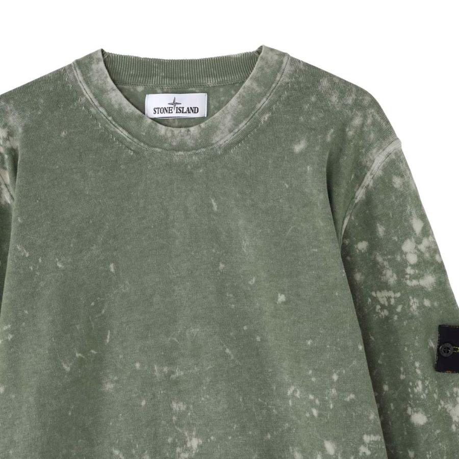 STONE ISLAND ストーンアイランド クルーネックカットソー グリーン 