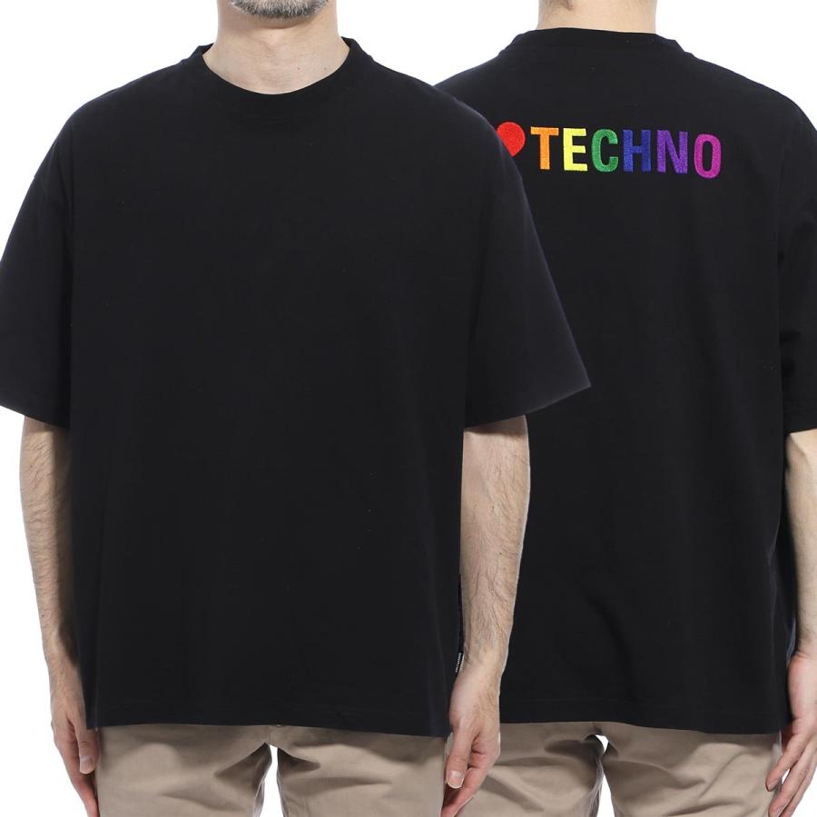バレンシアガ BALENCIAGA クルーネックTシャツ I LOVE TECHNO T-SHIRT ブラック メンズ  556133-tdv20-1000 :556133-tdv20:モダンブルーYahoo!店 - 通販 - Yahoo!ショッピング