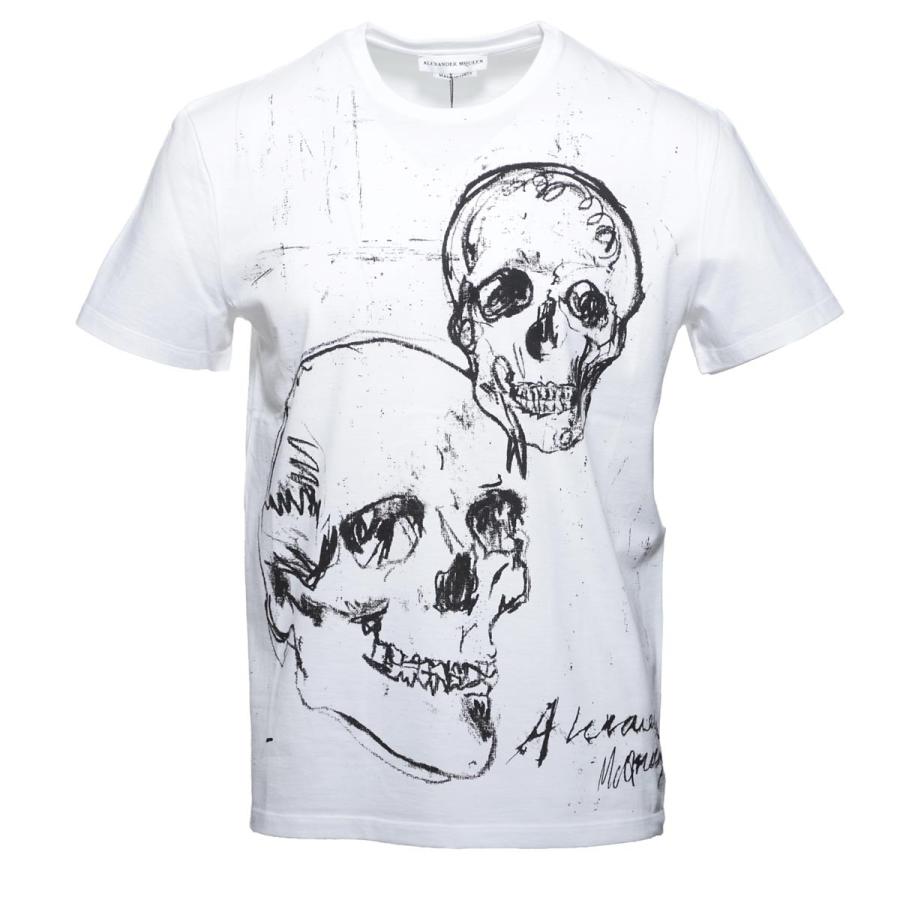 アレキサンダーマックイーン Alexander Mcqueen クルーネックtシャツ ホワイト メンズ Qmz91 0900 Qmz91 モダンブルーyahoo 店 通販 Yahoo ショッピング