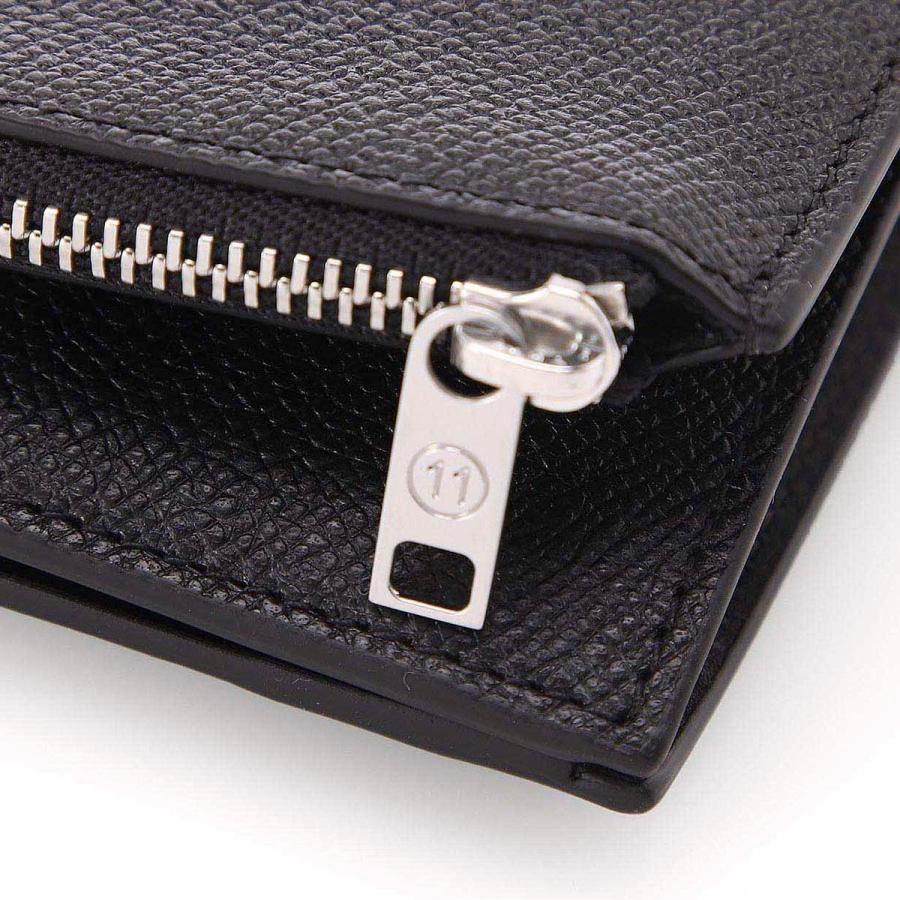 黒/メゾンマルジェラ ブラック 二つ折り財布 Maison Margiela（メゾンマルジェラ） Maison Margiela 2つ折り財布