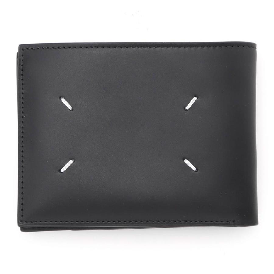 Maison Margiela 二つ折り財布 ブラック Maison Margiela(メゾン マルジェラ)｜【UNISEX】二つ折りウォレット