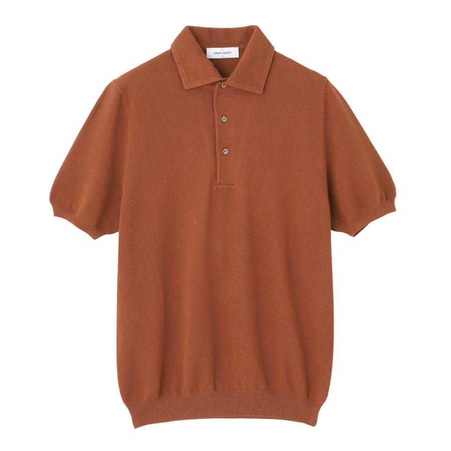 グランサッソ Gran Sasso 鹿の子ポロシャツ POLO M/M FRESH COTTON フレッシュコットン 大きいサイズあり メンズ 57114-20678-177の画像