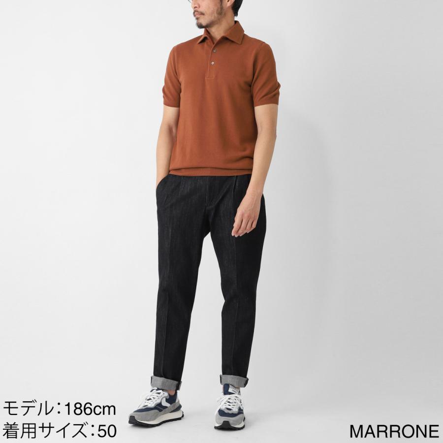 グランサッソ Gran Sasso 鹿の子ポロシャツ POLO M/M FRESH COTTON フレッシュコットン 大きいサイズあり メンズ 57114-20678-177の画像