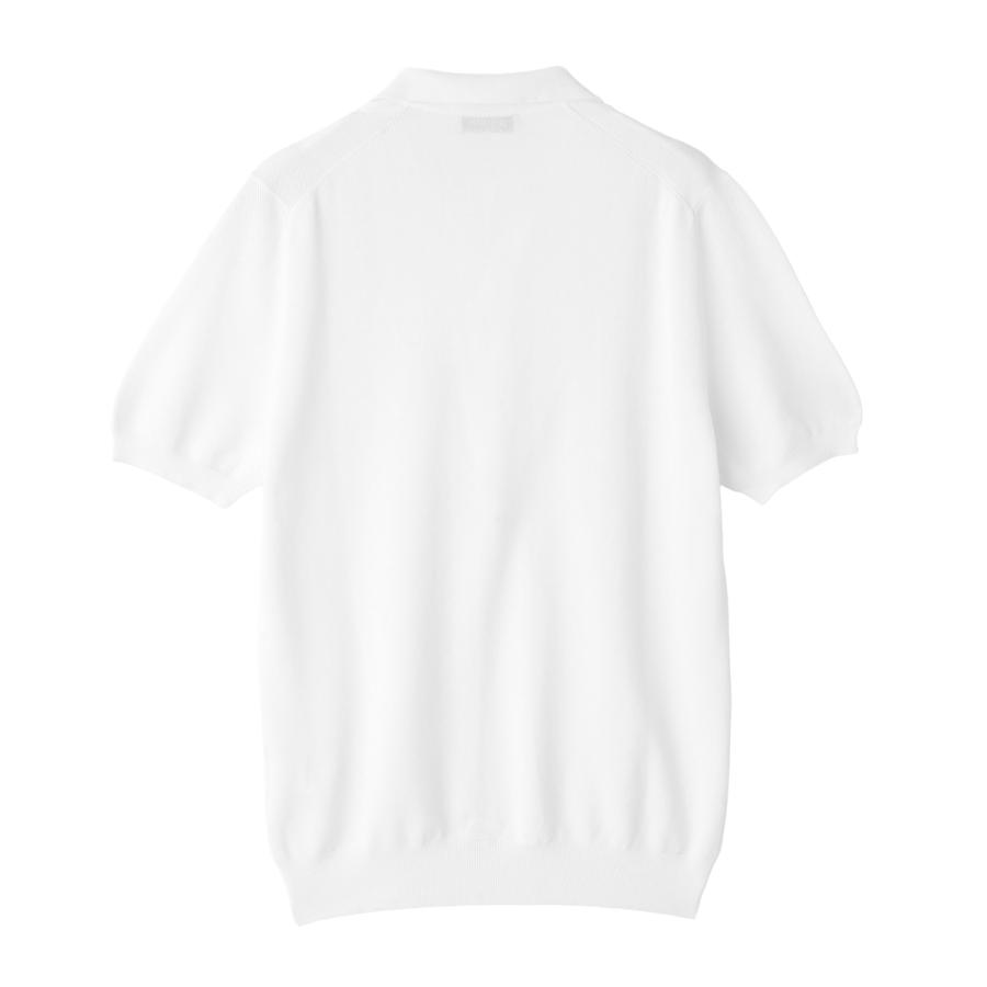 グランサッソ Gran Sasso ニットポロシャツ SKIPPER M/M FRESH COTTON フレッシュコットン スキッパーポロシャツ 大きいサイズあり メンズ 57157-20643-002の画像
