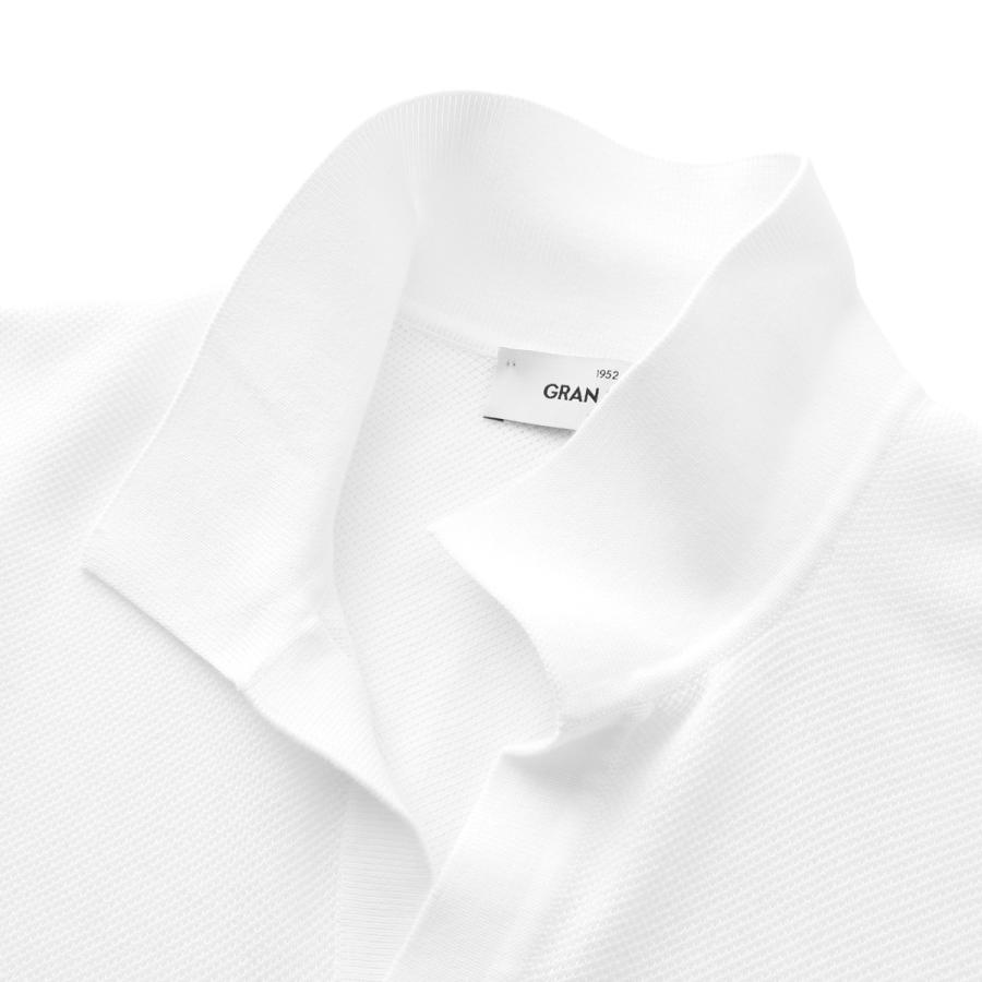 グランサッソ Gran Sasso ニットポロシャツ SKIPPER M/M FRESH COTTON フレッシュコットン スキッパーポロシャツ 大きいサイズあり メンズ 57157-20643-002の画像