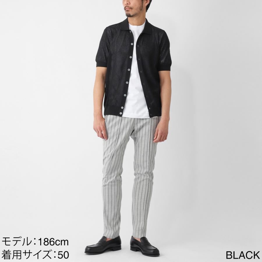 Gran Sasso（グランサッソ） 半袖ニットシャツ FRESH COTTON SHORT