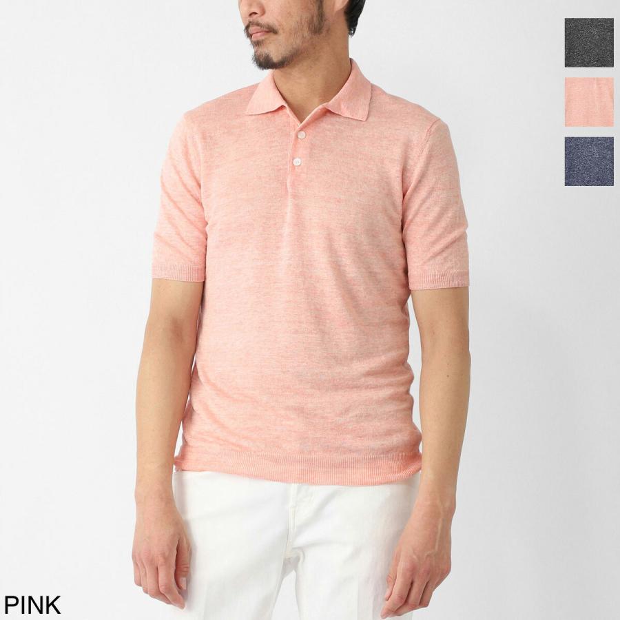 Gran Sasso（グランサッソ） ニットリネンポロシャツ KNITTED LINEN