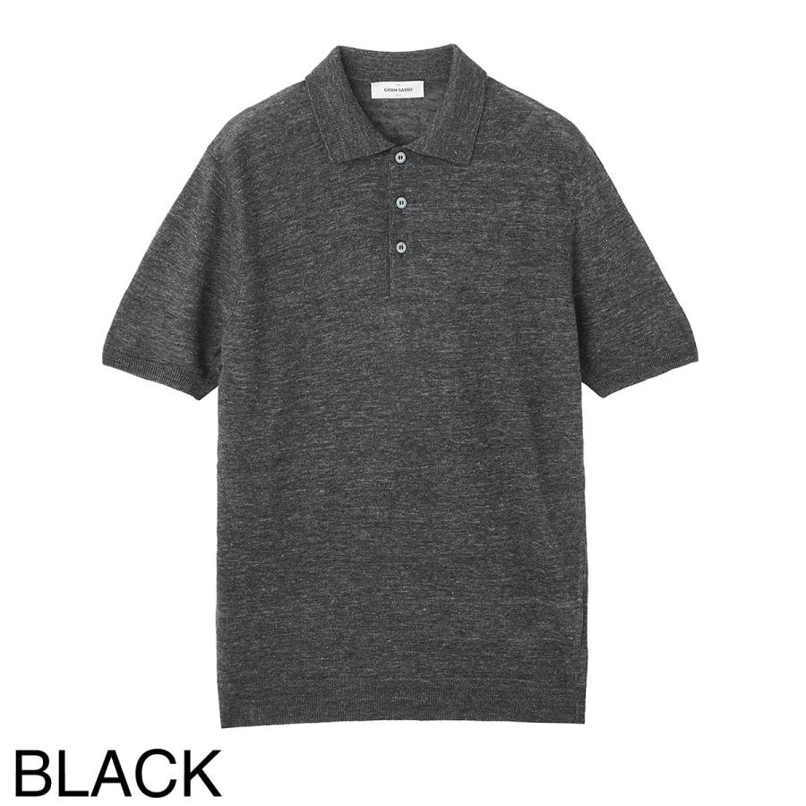 Gran Sasso（グランサッソ） ニットリネンポロシャツ KNITTED LINEN