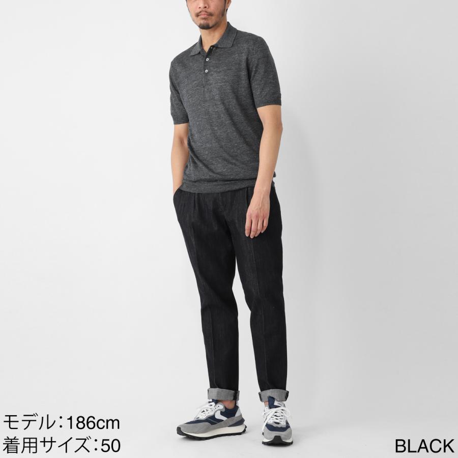Gran Sasso（グランサッソ） ニットリネンポロシャツ KNITTED LINEN