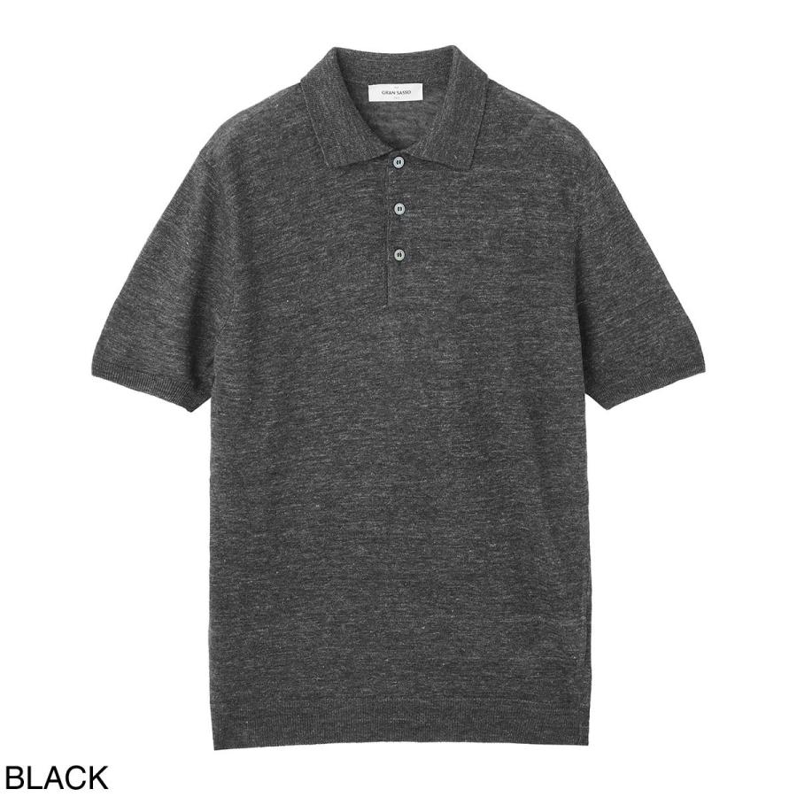 Gran Sasso（グランサッソ） ニットリネンポロシャツ KNITTED LINEN