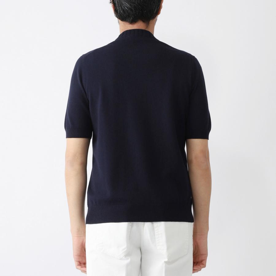 Gran Sasso（グランサッソ） クルーネック半袖ニット 大きいサイズあり