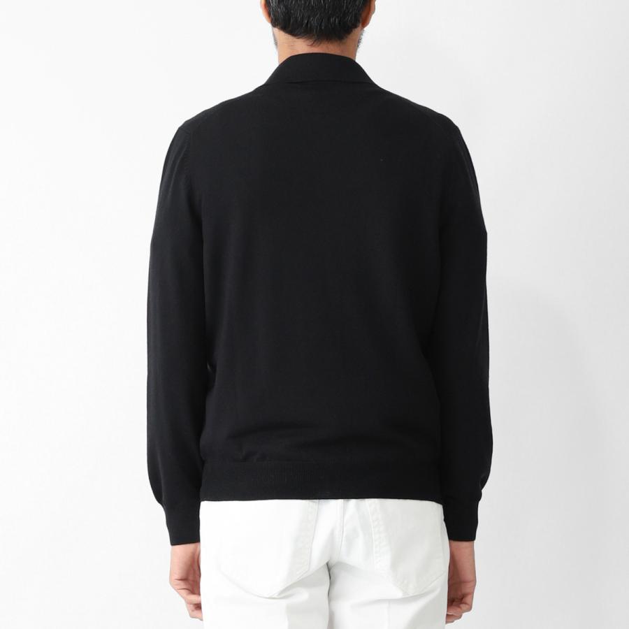 Gran Sasso（グランサッソ） 長袖ニットポロシャツ ATHLEISURE アス