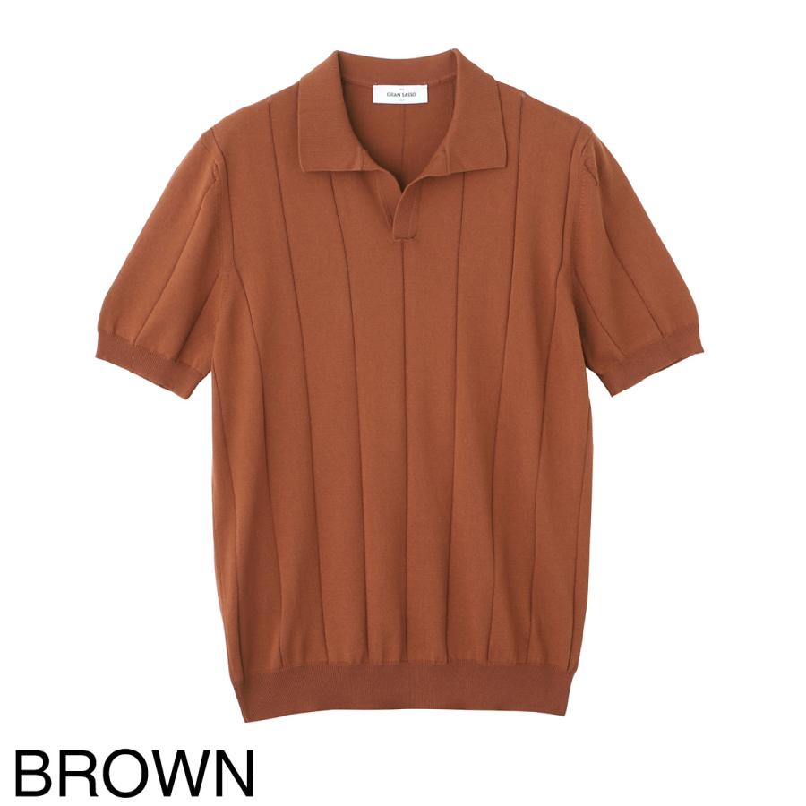 Gran Sasso（グランサッソ） ニットポロシャツ SKIPPER M/M FRESH