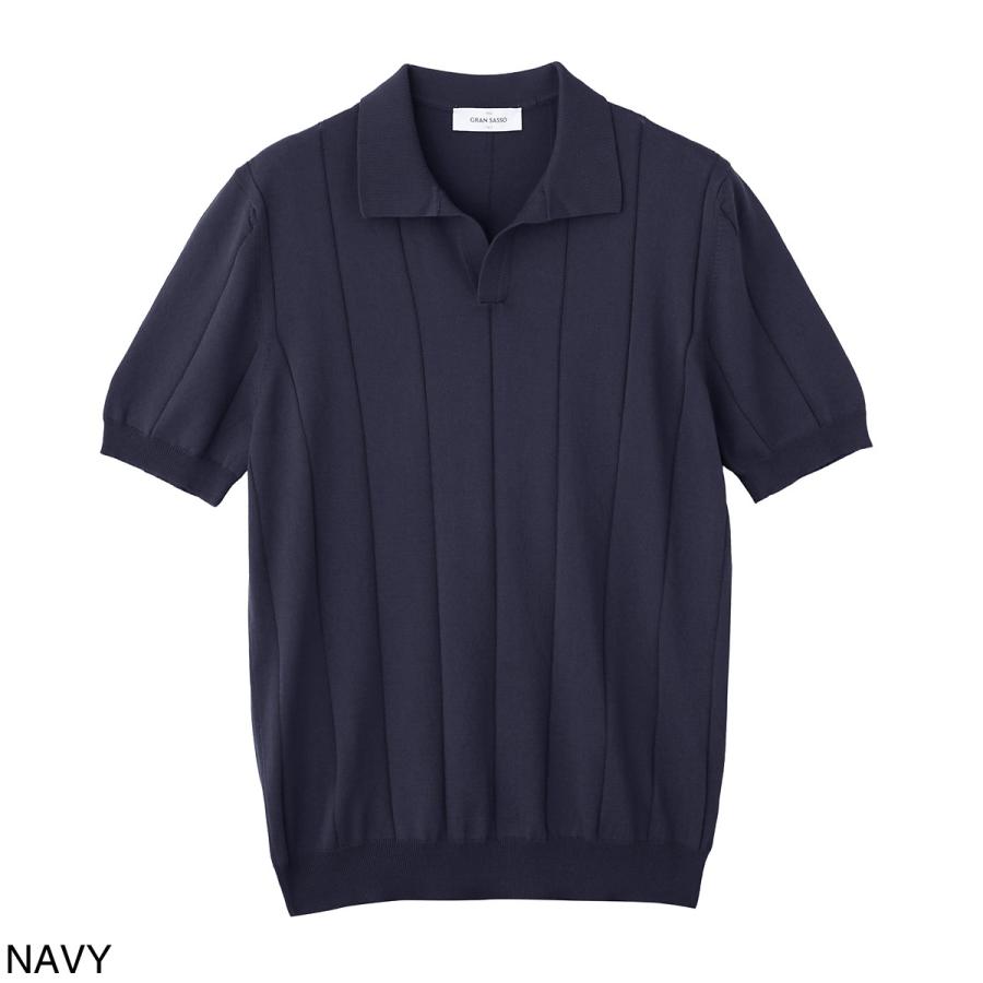 Gran Sasso（グランサッソ） ニットポロシャツ SKIPPER M/M FRESH