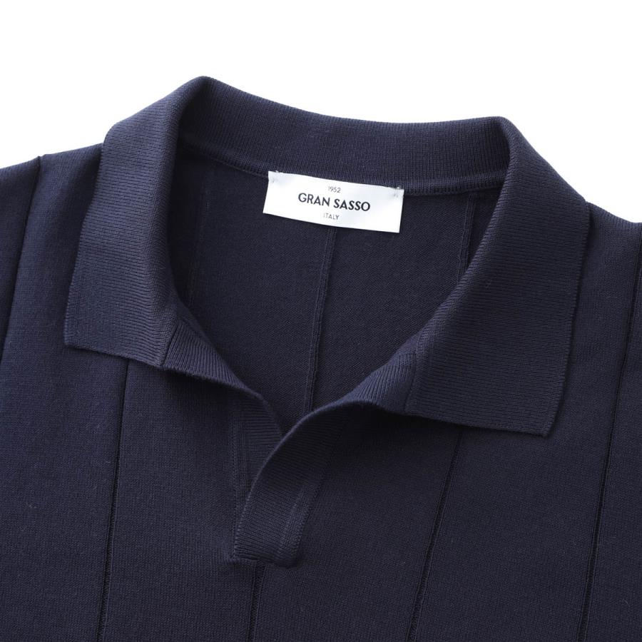 Gran Sasso（グランサッソ） ニットポロシャツ SKIPPER M/M FRESH