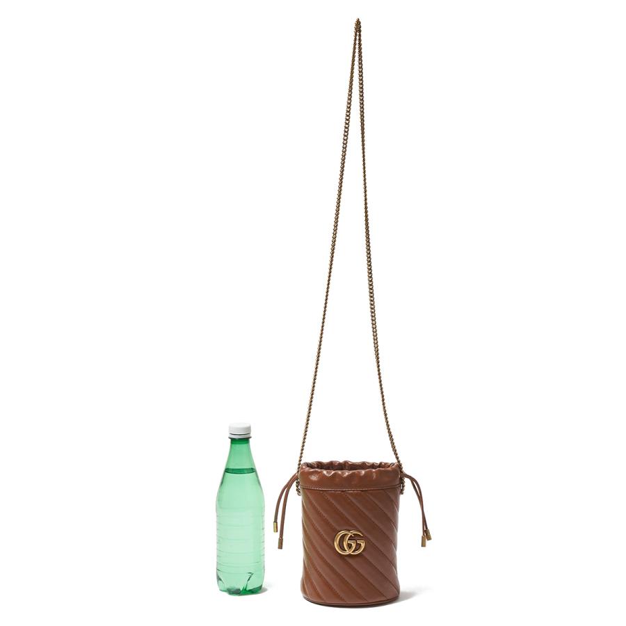 GUCCI（グッチ） ショルダーバッグ GG Marmont ブラウン
