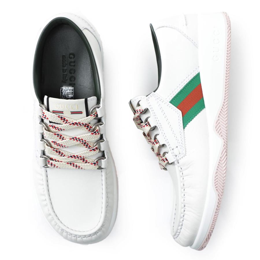 グッチ Gucci スニーカー Leather Raceup Shoes 大きいサイズあり