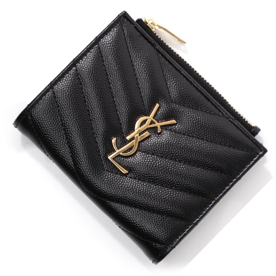 SAINT LAURENT サンローラン 2つ折り財布 小銭入れ付き MONOGRAM