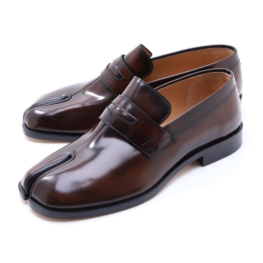 メゾン マルジェラ Maison Margiela メンズ ローファー シューズ・靴 Brown Leather Loafers Dark