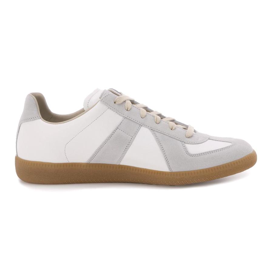 メゾンマルジェラ Maison Margiela スニーカー REPLICA SNEAKERS 大きいサイズあり グレー メンズ s57ws0236-p1895-101の画像