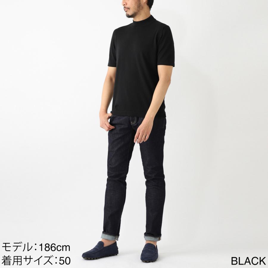 グランサッソ Gran Sasso モックネック半袖ニット LUPETTO M/M 12G 大きいサイズあり メンズ 58109-18120-126の画像