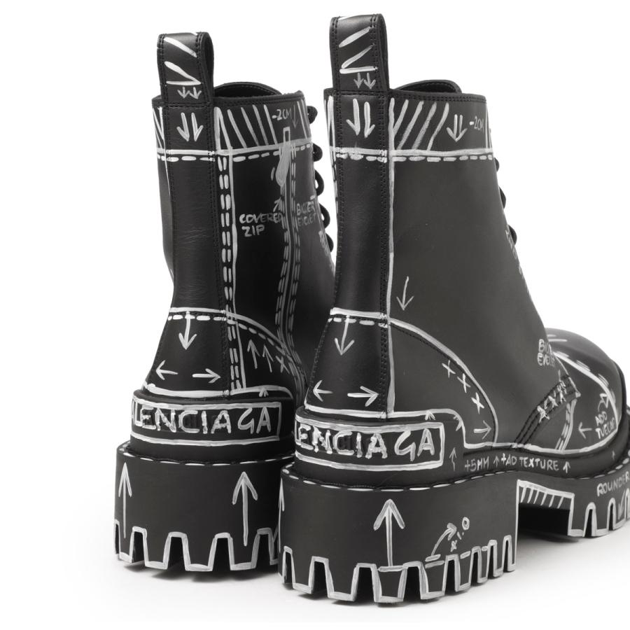 BALENCIAGA バレンシアガ ブーツ レースアップブーツ ブラック BALENCIAGA バレンシアガ ブーツ レースアップブーツ ブラック