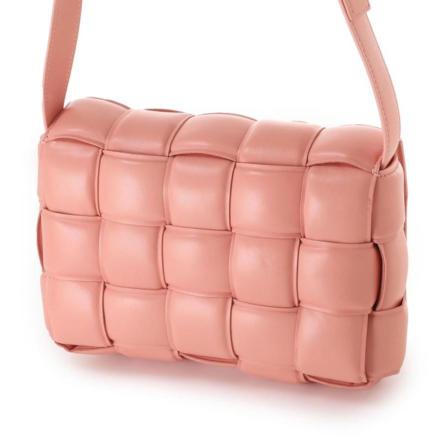 【新品】  BOTTEGA VENETA / ボッテガヴェネタ | Padded Cassette / パデッド カセット イントレチャート レザー ショルダーバッグ | pink | レディース BOTTEGA VENETA（ボッテガ・ヴェネタ） 代官山)BOTTEGA VENETA PADDED