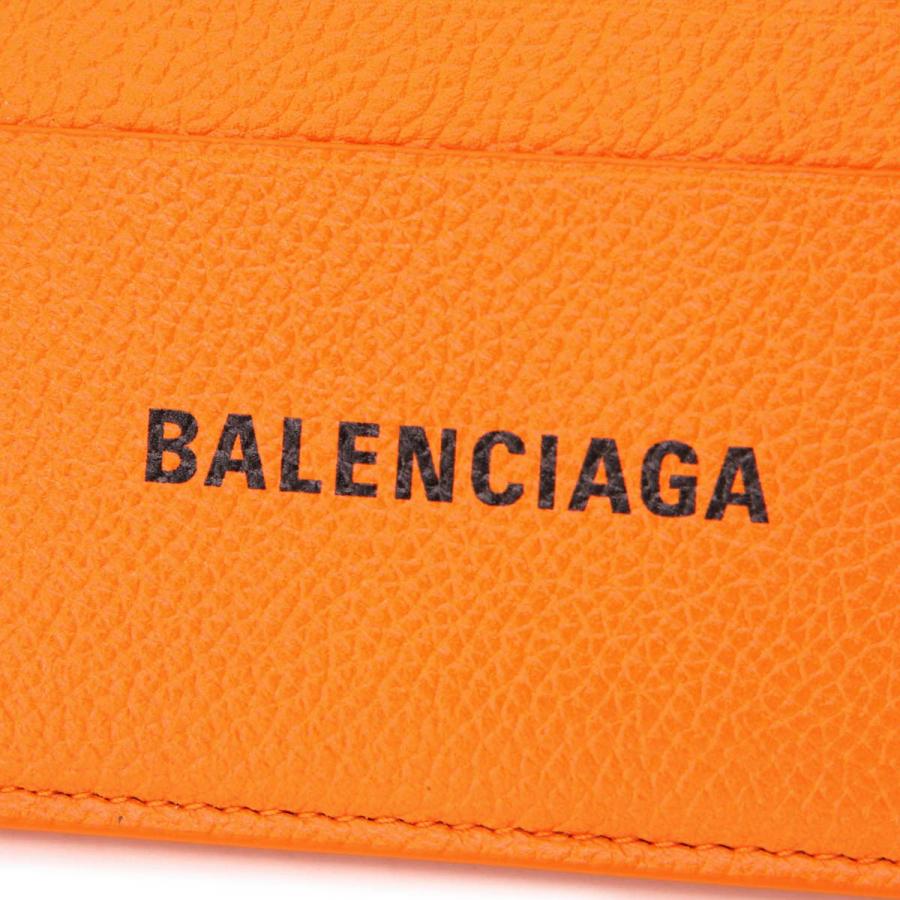 BALENCIAGA バレンシアガ カードケース オレンジ メンズ 594309