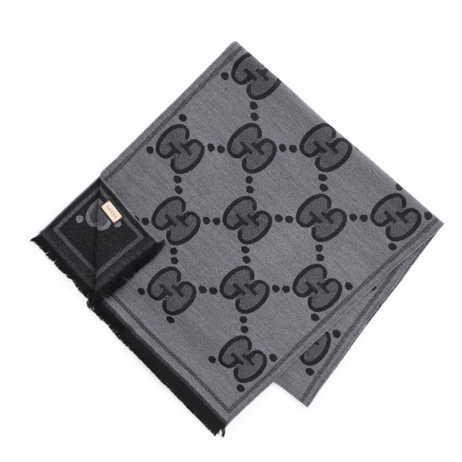 GUCCI（グッチ） ストール グレー メンズ 598189-4g200-1460 : モダン