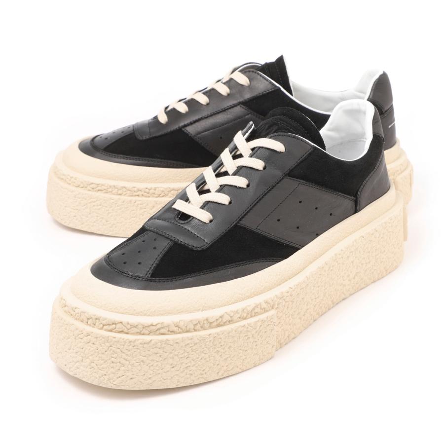 MM6 厚底スニーカー （24.5㌢） ネイビー ブラック メゾンマルジェラ 109678.jpg