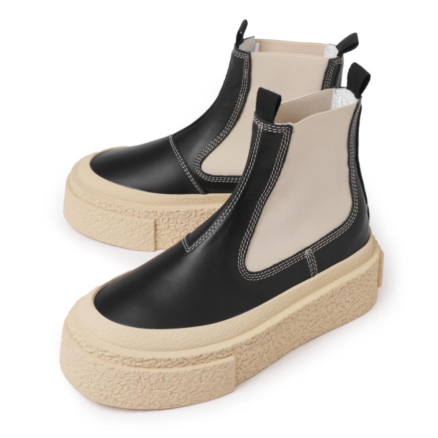 エムエム 6 メゾンマルジェラ MM6 Maison Margiela ブーツ アンクルブーツ ブラック レディース s59wu0243-p5778-h9969｜mb-y｜02