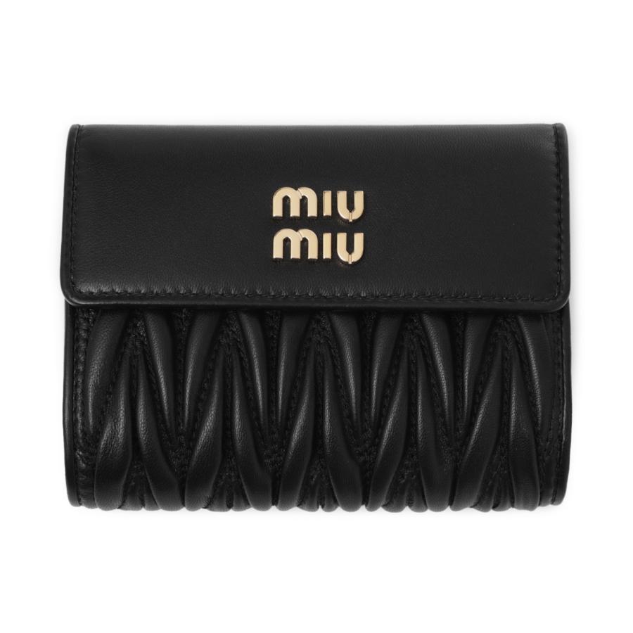 miu miu（ミュウミュウ） miu miu 2つ折り財布 小銭入れ付き MATELASSE