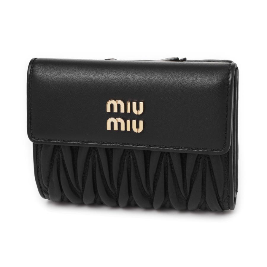 miu miu（ミュウミュウ） miu miu 2つ折り財布 小銭入れ付き MATELASSE