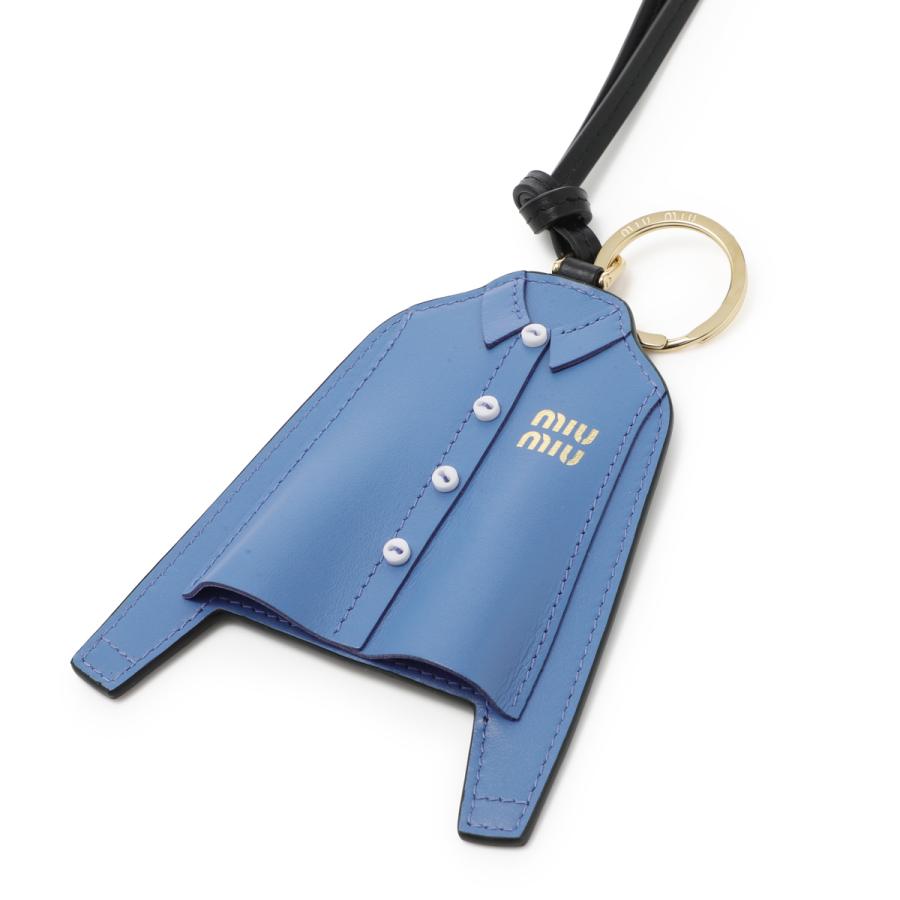 miu miu（ミュウミュウ） キーリング LEATHER KEYCHAIN TRICK バッグ