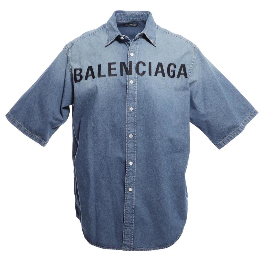 早期割引送料無料 Balenciaga ボックス デニムシャツ バレンシアガ vetements Gジャン/デニムジャケット