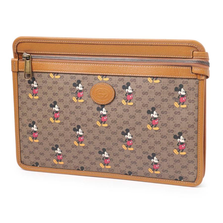 GUCCI グッチ クラッチバッグ DISNEY ベージュ メンズ 602552