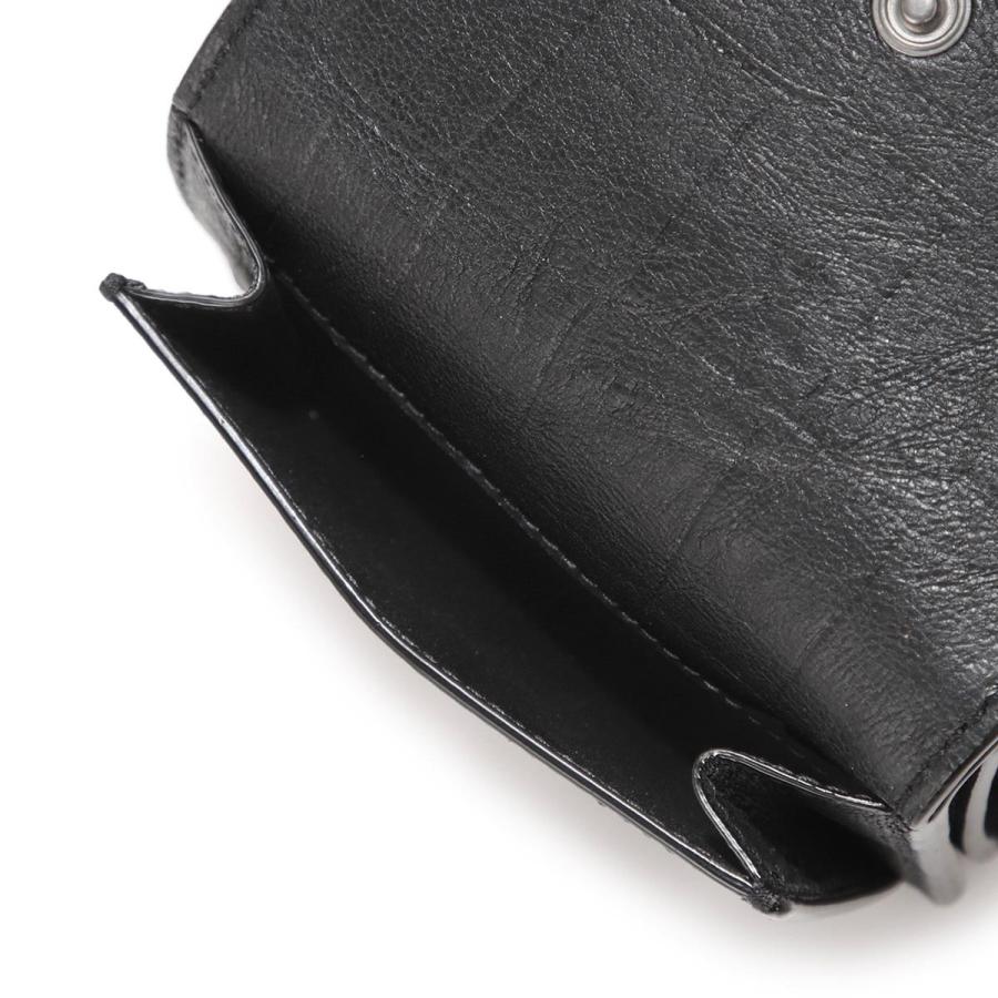 SAINT LAURENT サンローラン 3つ折り財布 小銭入れ付き ブラック