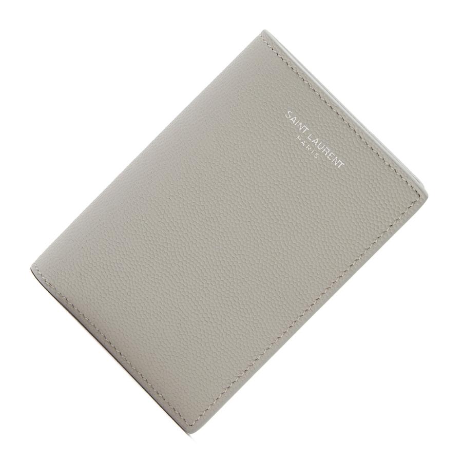 SAINT LAURENT 二つ折り財布 グレー SAINT LAURENT サンローラン 2つ折り財布 グレー メンズ 607051-bty0n