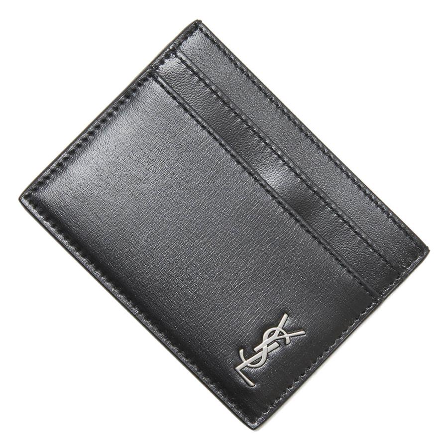 SAINT LAURENT サンローラン カードケース ブラック メンズ 607603