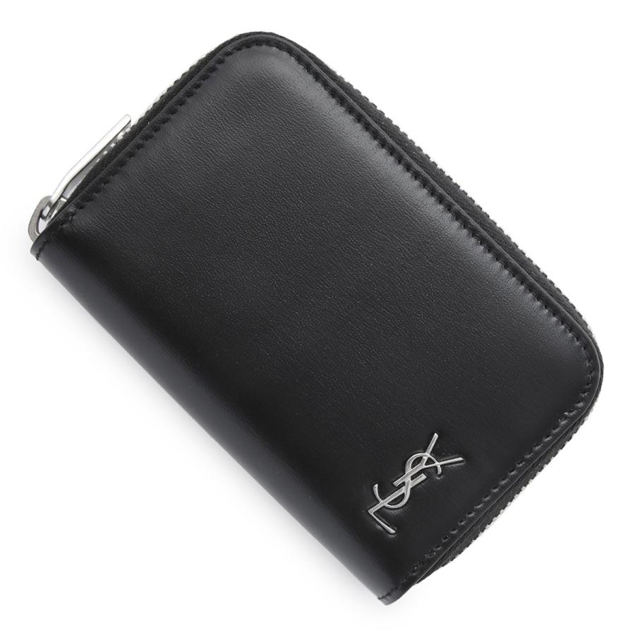 SAINT LAURENT サンローラン コインケース ブラック メンズ 607765