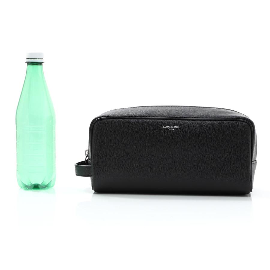 SAINT LAURENT サンローラン ポーチ GROOMING CASE IN GRAIN DE POUDRE
